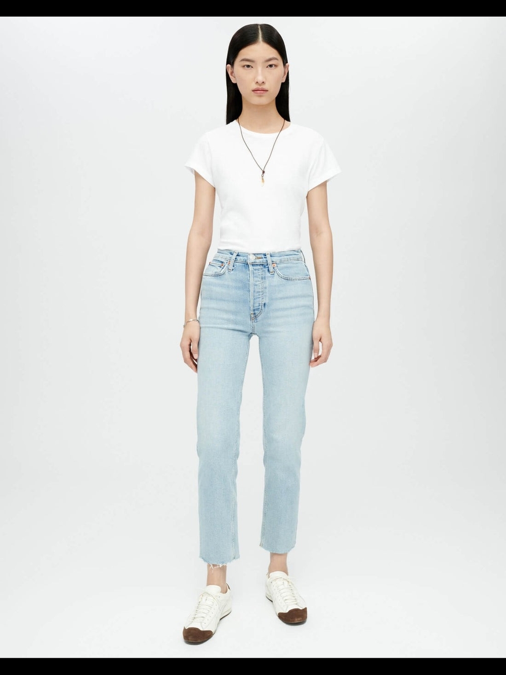 RE/DONE 70s Comfort Stretch High Rise Stove Pipe Jeans